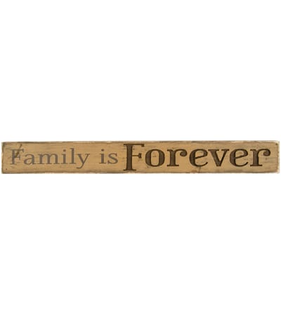 Family is Forever Message Bar