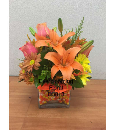 Candy Corn Floral Arrangement
