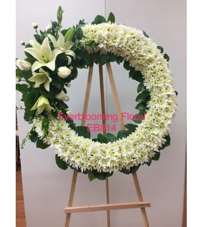 White Serenity Wreath
