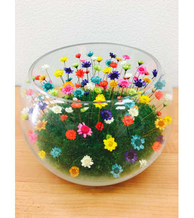 Forever Love Flowers L Bowl