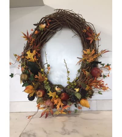 Fall Fruit Wreath
