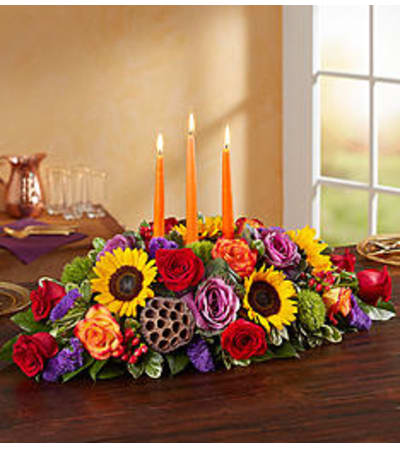AUTUMN GARDEN CENTERPIECE