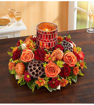 Shimmering Mosaic Centerpiece