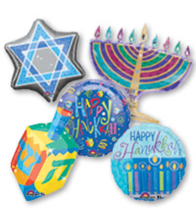 Hanukkah Balloon Bouquet