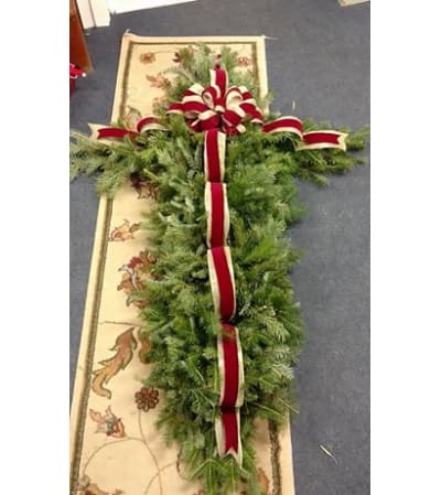 Cross-shaped Grave Blanket
