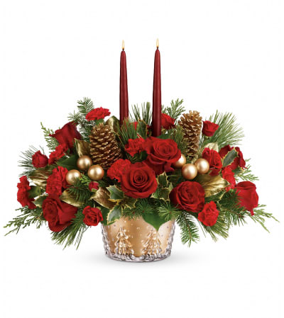 Festive Glow Centerpiece