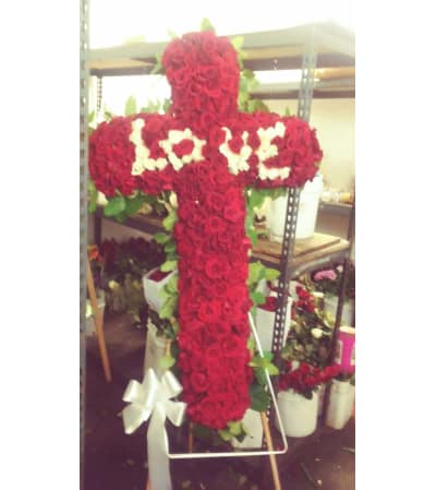 red rose cross