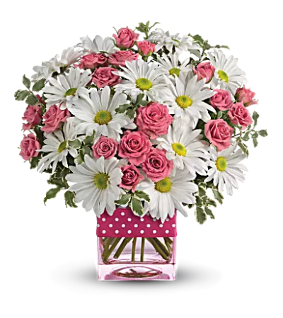 Teleflora's Polka Dots & Posies Bouquet