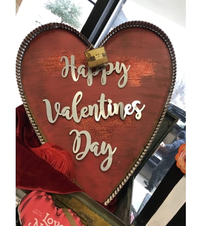 Happy Valentines Day Yard Sign