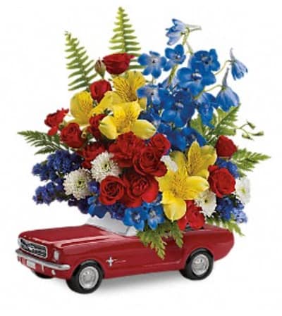 Teleflora's '65 Ford Mustang Bouquet