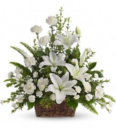 Peaceful White Lilies by TF