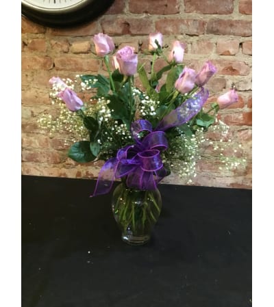 purple roses