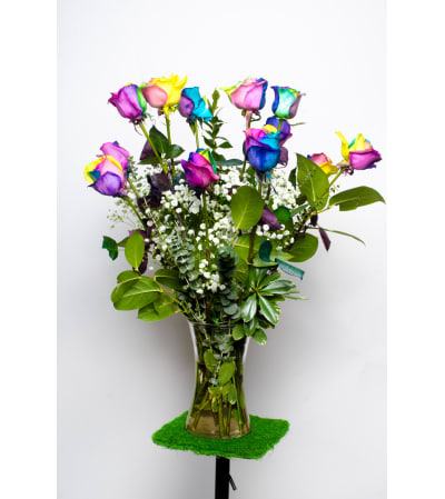 Rainbow Roses
