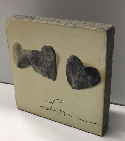 Love Stones Block Art I