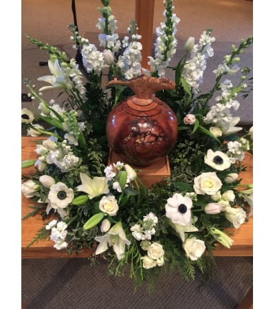 All White Wreath