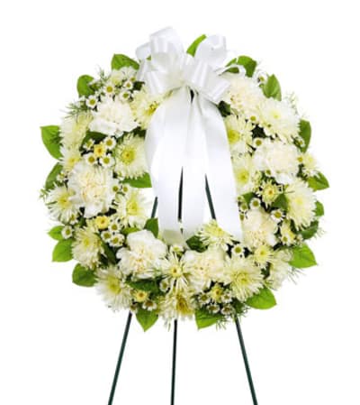 Open Wreath Standing Spray