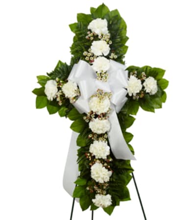 White Standing Cross