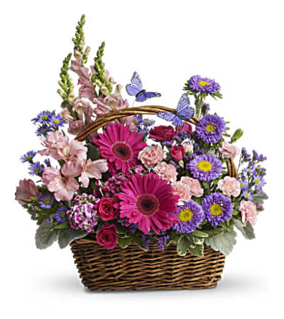 Teleflora Country Basket Blooms