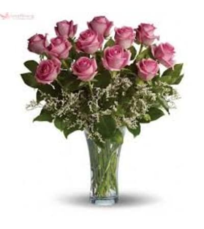 Classic Pink Rose Bouquet