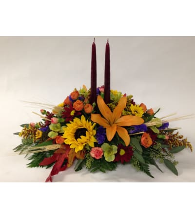 Colorful Classic Autumn Centerpiece