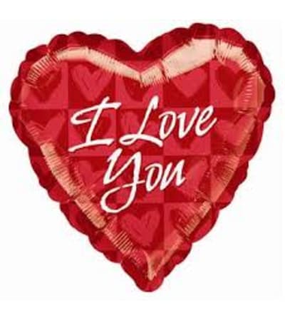 I Love You Mylar
