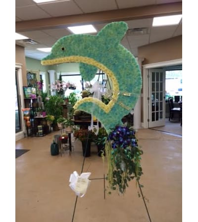 Funeral Custom Dolphin Sympathy Piece
