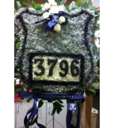 Funeral Custom Police Badge Sympathy