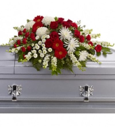 Grace and Blessings Casket Spray