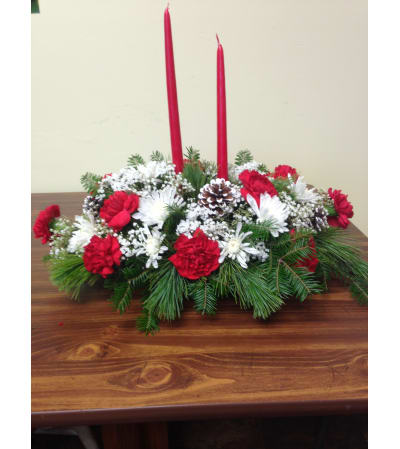 Glowing Candle Centerpiece