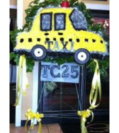Funeral Custom Taxi Cab Sympathy Piece