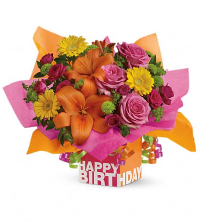 Teleflora's Rosy Birthday Present