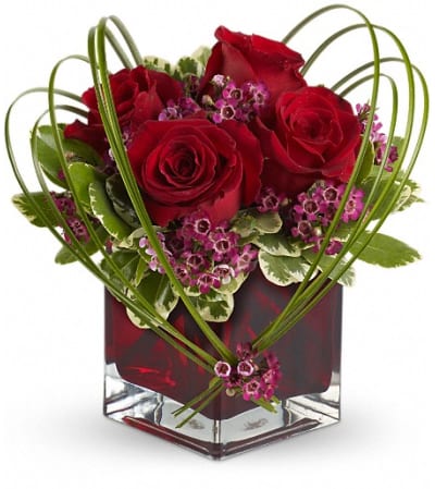 Teleflora's Sweet Thoughts Bouquet with Red Roses