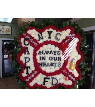 Funeral Custom Fire Dept Sympathy Piece
