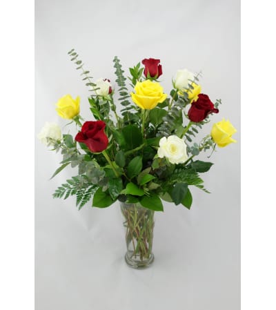 A Dozen Assorted Roses