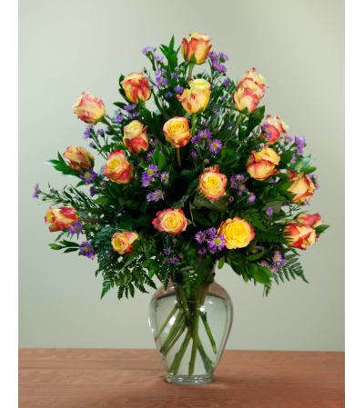 Deluxe 18 Stem Rose Vase