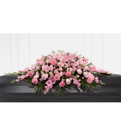 The FTD® Sweetly Rest™ Casket Spray
