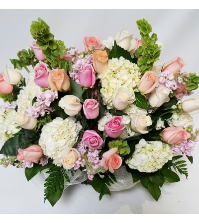 Vintage Floral Basket