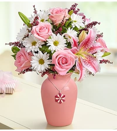 Mother’s Embrace™ in a Pink Vase