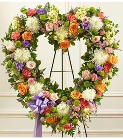Pastel Open Heart