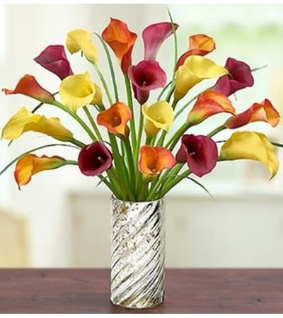 Autumn Elegance Calla Lilies