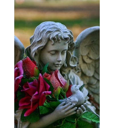 ANGEL STATUE ARRANGEMENT