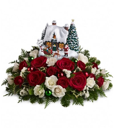 Thomas Kinkade Santa's Workshop by Teleflora