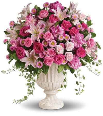 Passionate Pink Garden Arrangement