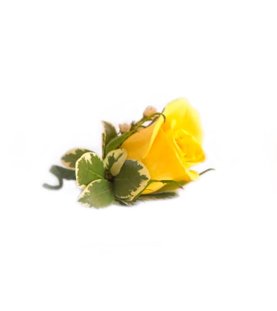 Yellow Rose Boutonniere