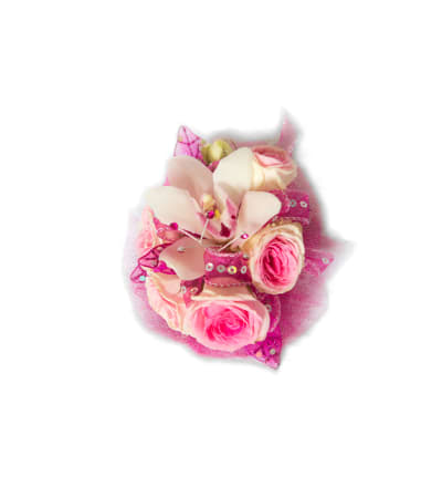 Retro Pink Corsage
