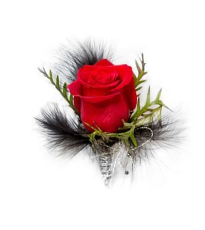 Black Swan Boutonierre - RED