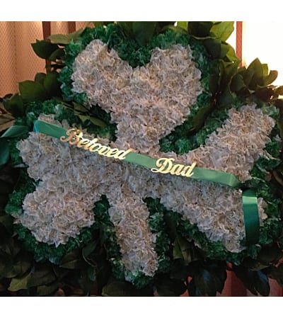 Large Shamrock Spray