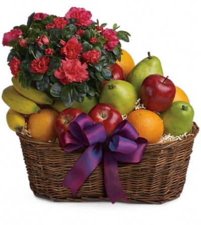 Fruits and Blooms Basket