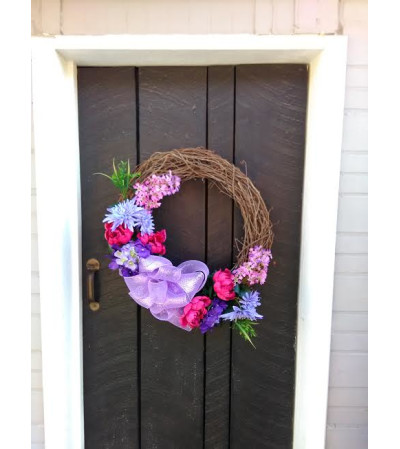 GRAPEVINE WREATH SPRING (SILK) GRAPEVINE WREATH SPRING (SILK)