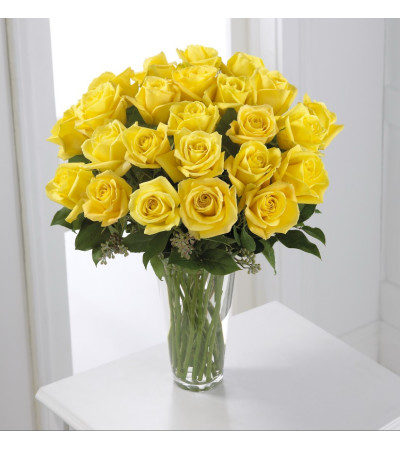FTD 24 yellow rose bouquet FTD 24 yellow rose bouquet
